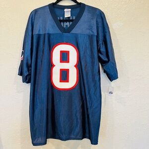 Houston Texans 'Schaub #8' Men's Steel Blue NFL Jersey - Size Large NWT #19